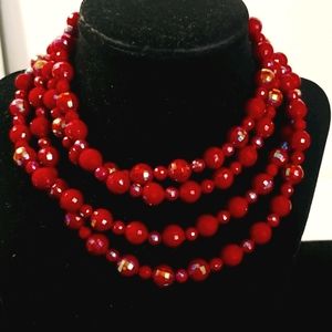 Premier Designs "Scarlet" Necklace